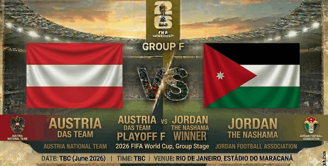 Austria  vs Jordan
