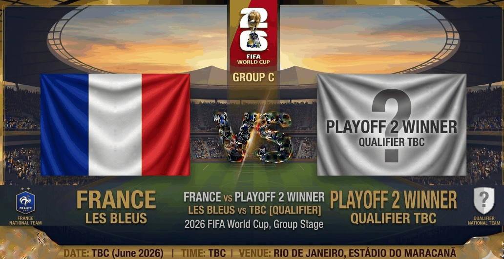 France vs Playoff 2 Winner