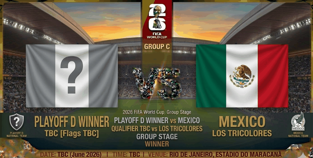 Playoff D Winner vs Mexico