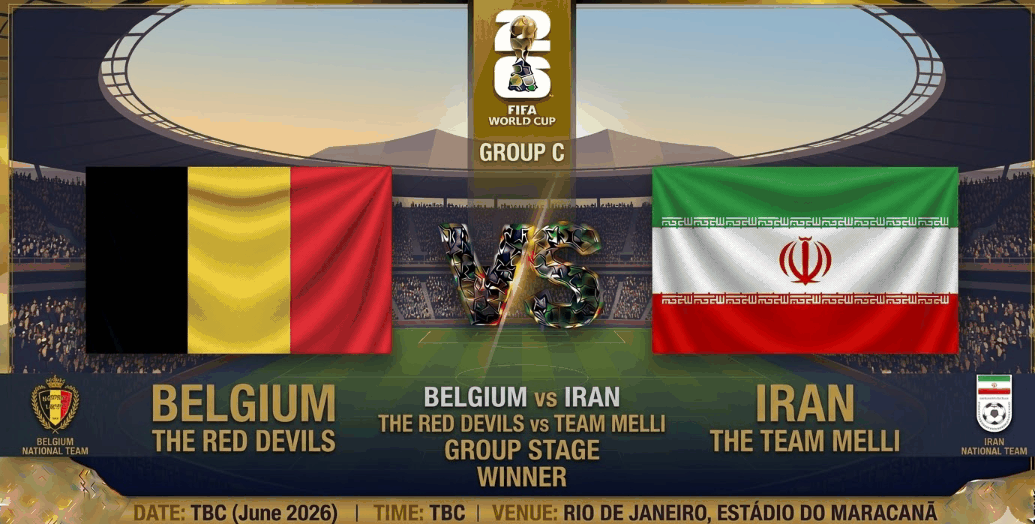 Belgium vs Iran