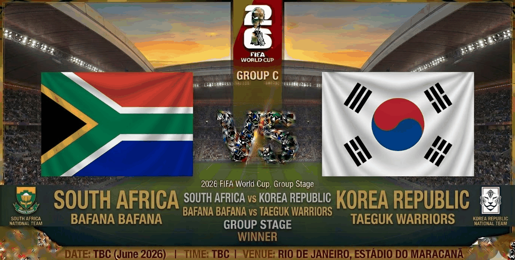 South Africa vs Korea Republic