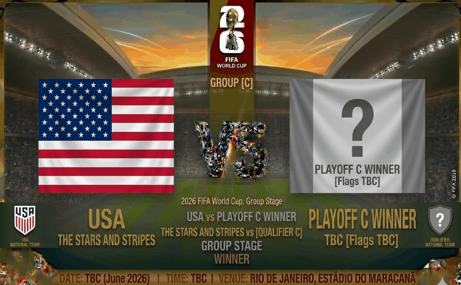 USA vs Playoff C Winner
