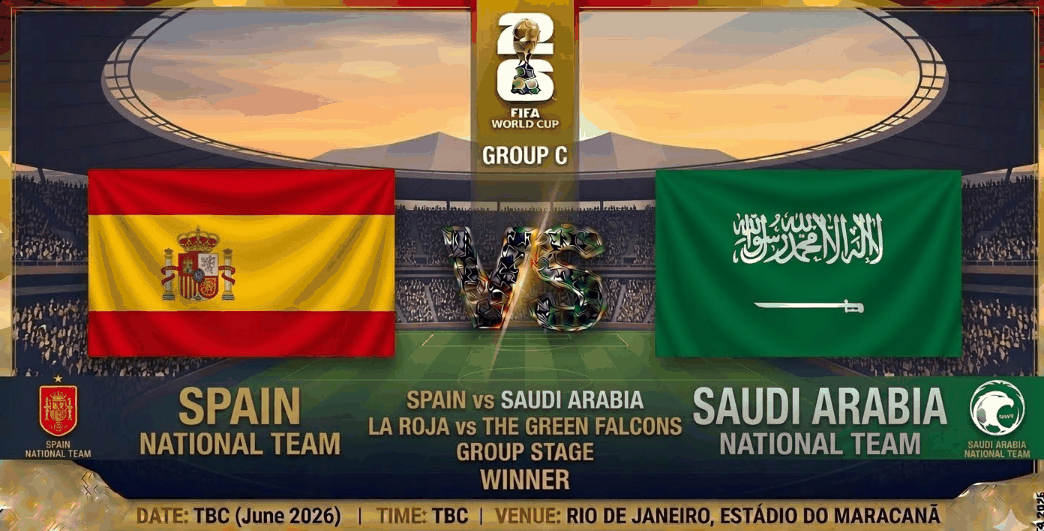 Spain vs Saudi Arabia