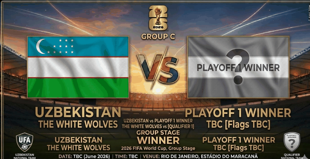 Uzbekistan vs Playoff 1 Winner