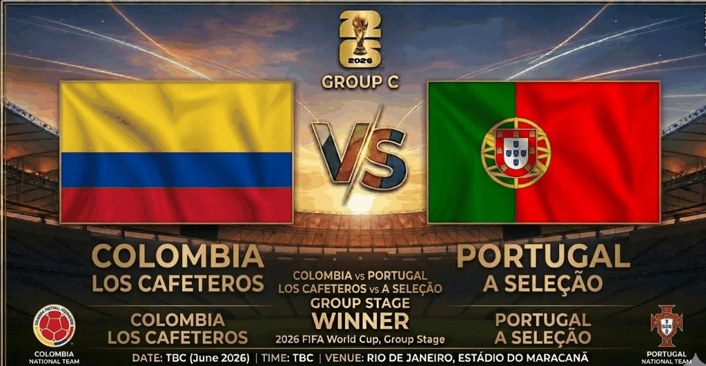 Colombia vs Portugal